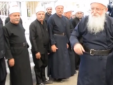 مشايخ واهالي يركا والمنطقة يعايدون فضيلة الشيخ ابو يوسف صالح القضماني